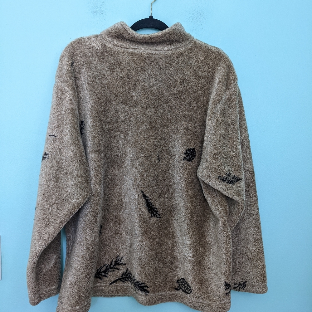 Vintage Disney Catalog Winnie and Tigger Fleece 1/4 Zip Pullover XL - Picture 6 of 6